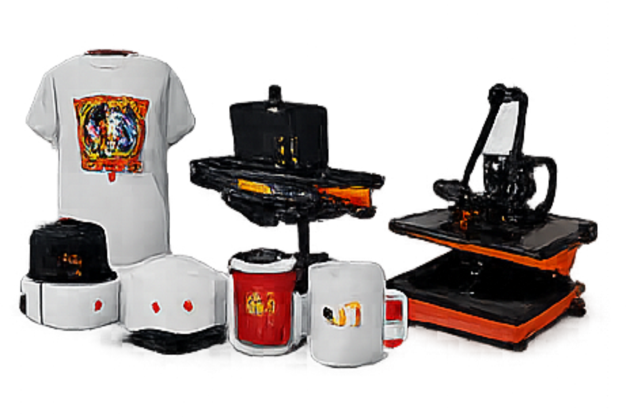 large format Sublimation Printing Complete Setup with Heat Press